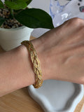 Braided Gold Mesh Bracelet