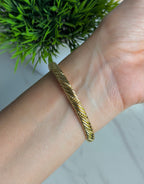 Cable Twist Cuff Bracelet