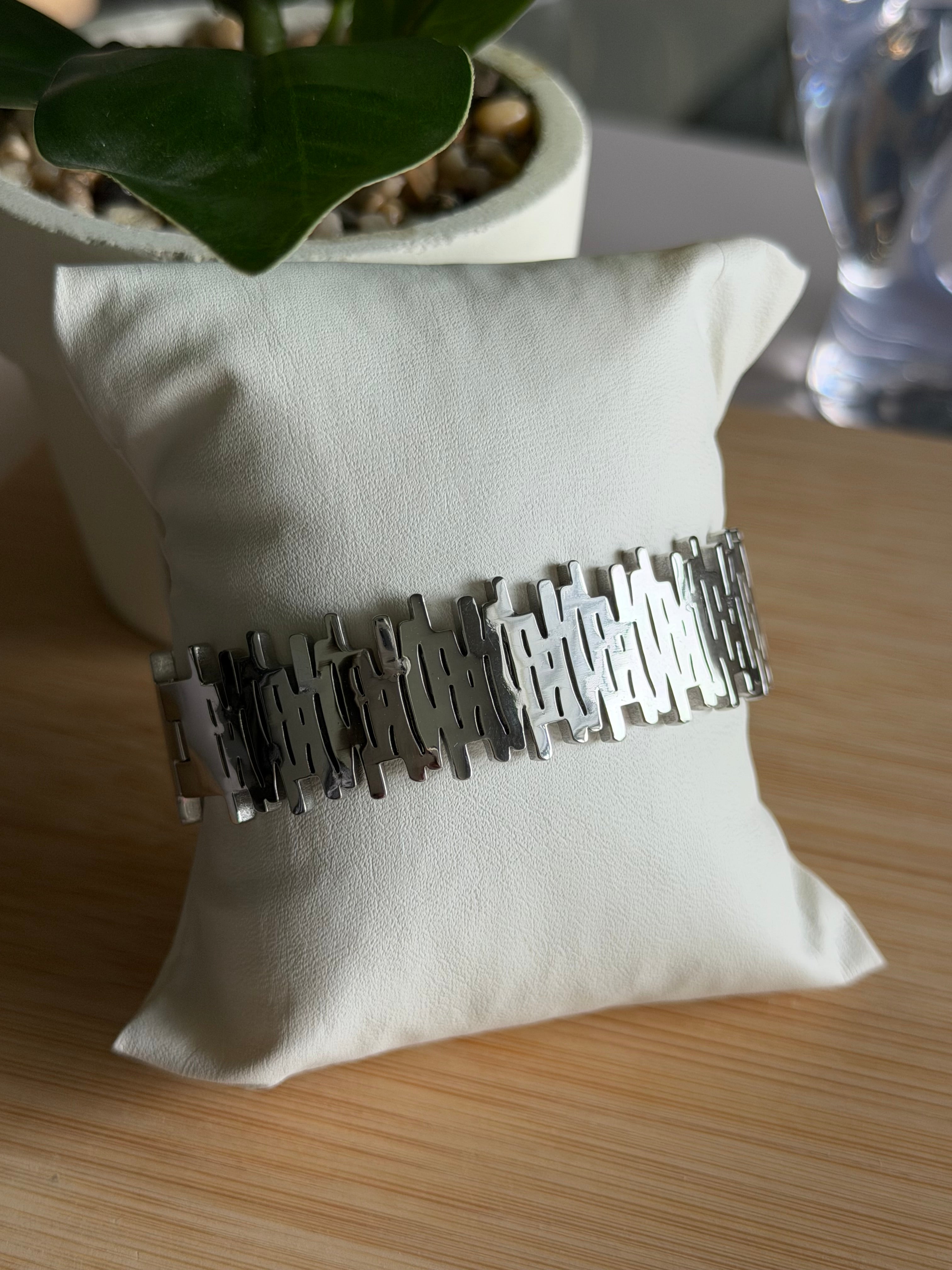 Geometric Link Bracelet