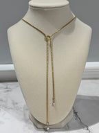 Crystal Lariat Necklace