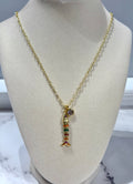 Colorful Fish Charm Necklace