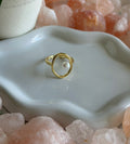 Pearl Orbit Ring