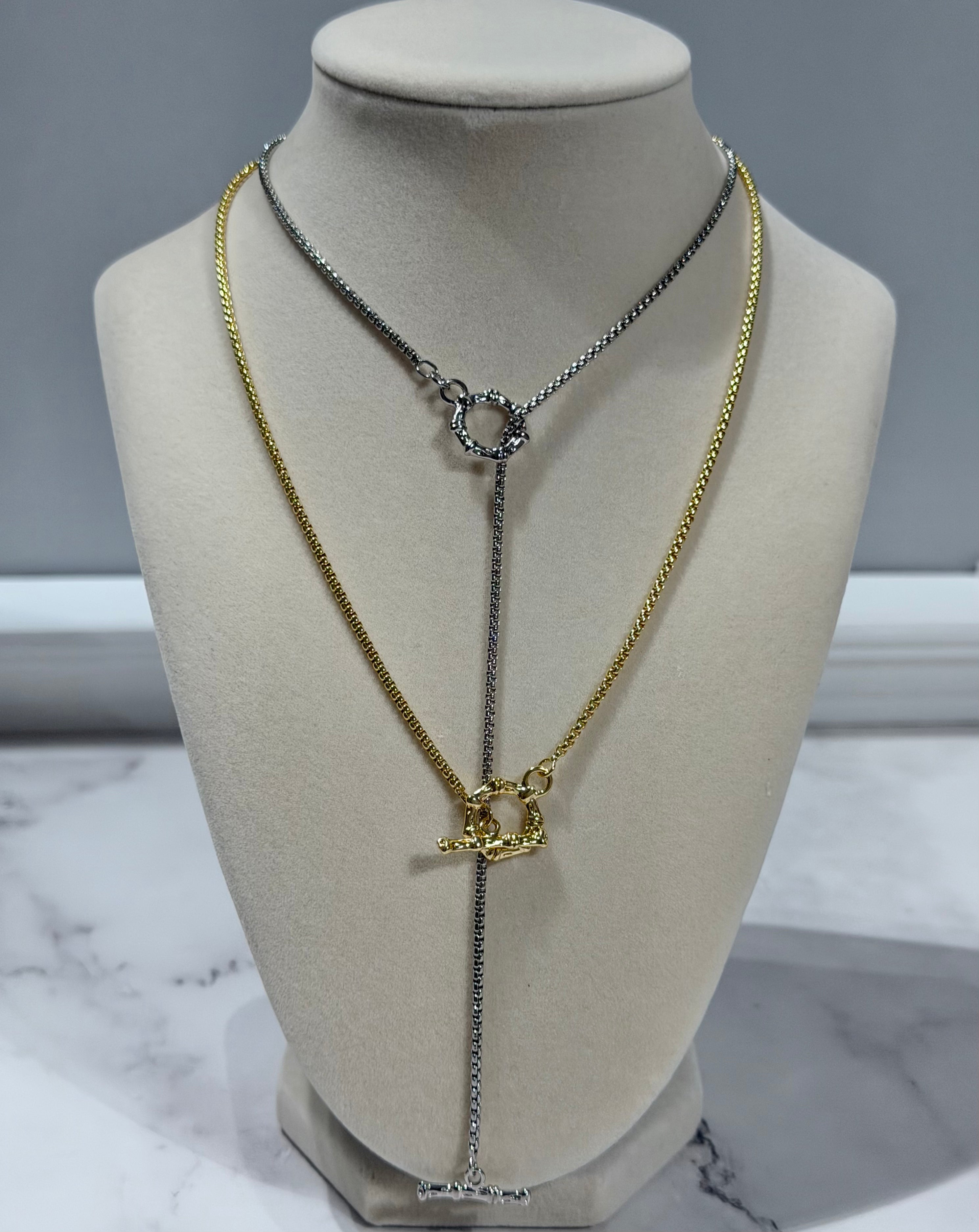 Toggle Drop Necklace.