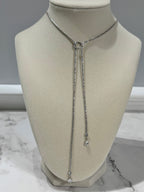 Crystal Lariat Necklace