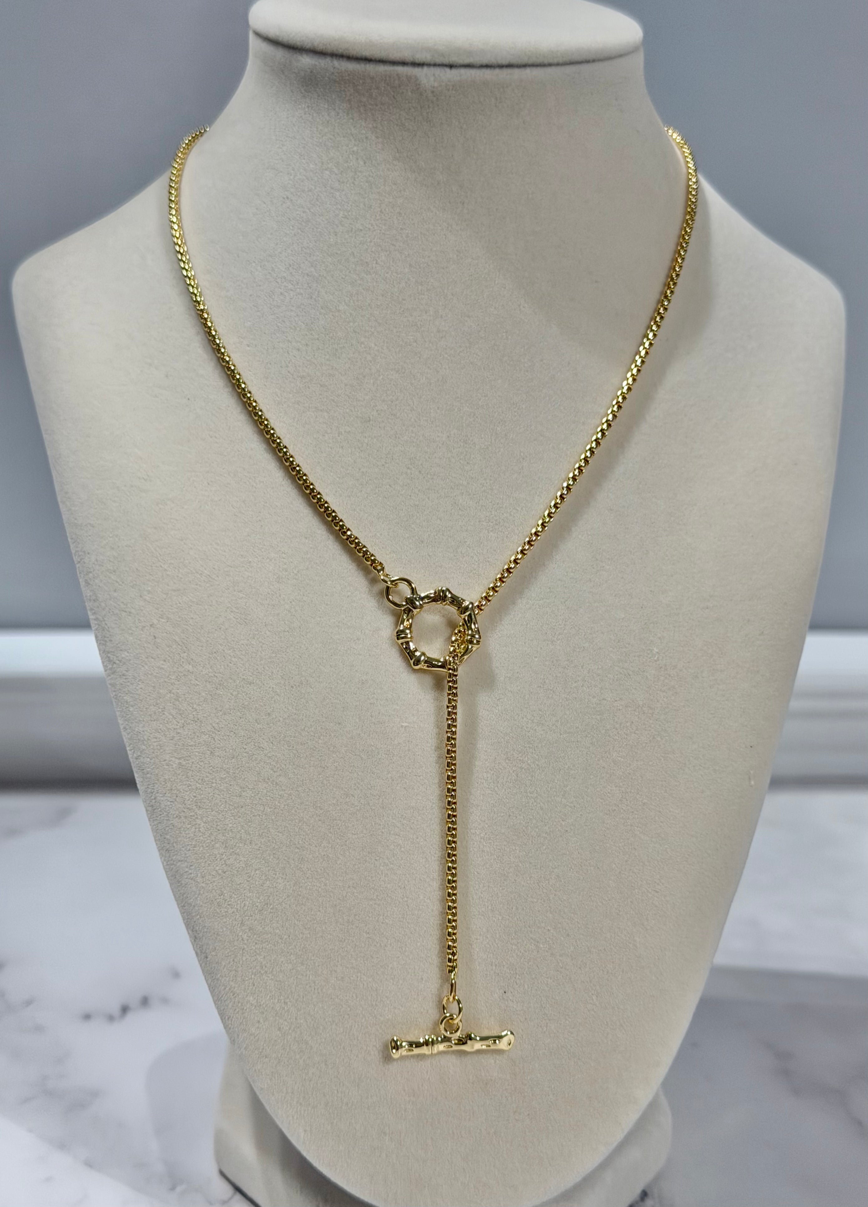Toggle Drop Necklace.