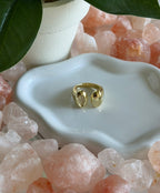Golden Drop Ring