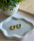 Square Gold Huggies