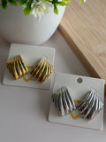 Folded Petal Studs