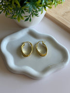 Twist Gold Hoops