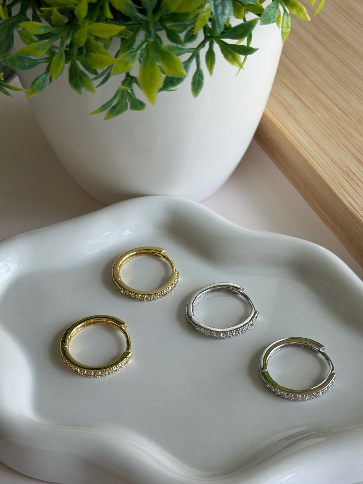 Mini Sparkle Hoops