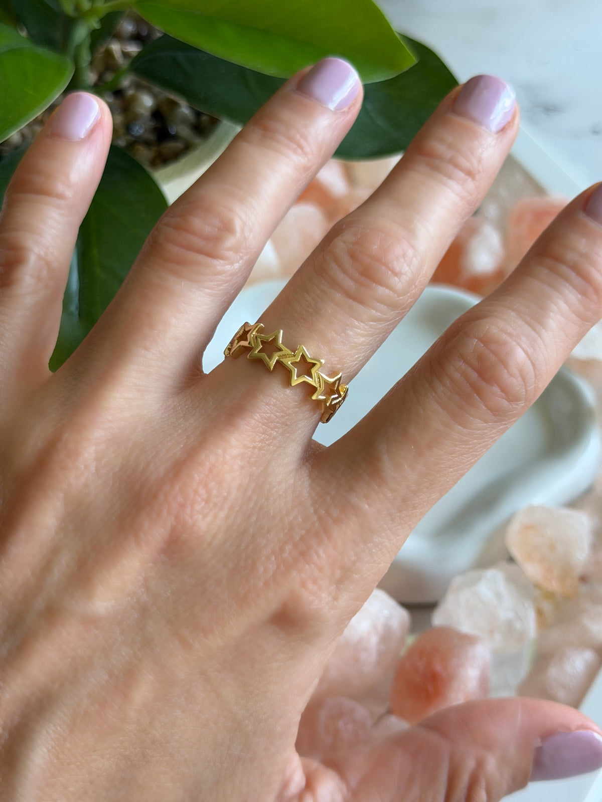 Golden Star Ring