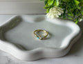 Trio Stone Adjustable Ring