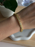 Classic Crystal Gold Bangle