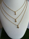 Mini Chunky Initial Necklace
